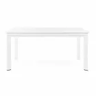 Tavolo da Esterno Allungabile Fino a 160 cm in Alluminio Homemotion - Andries Viadurini