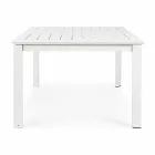 Tavolo da Esterno Allungabile Fino a 160 cm in Alluminio Homemotion - Andries Viadurini