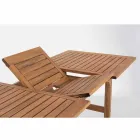 Tavolo da Esterno Allungabile Fino a 160 cm in Legno di Acacia - Cloud Viadurini