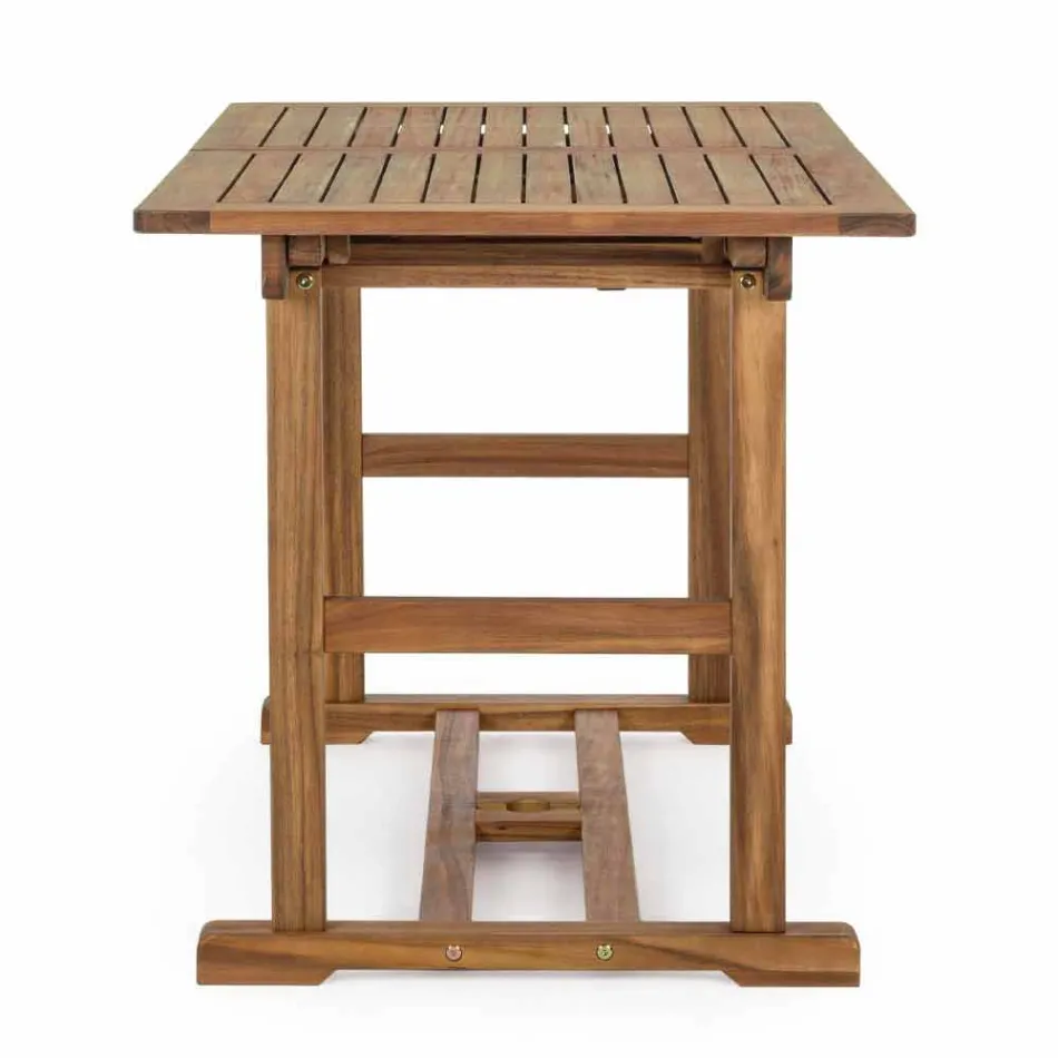 Tavolo da Esterno Allungabile Fino a 160 cm in Legno di Acacia - Cloud Viadurini