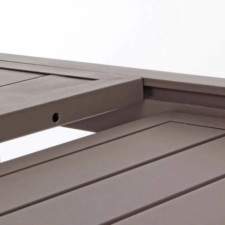 Tavolo da Esterno Allungabile Fino a 240 cm in Alluminio, Homemotion - Arold Viadurini