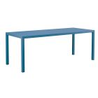 Tavolo da Esterno in Acciaio Zincato Rettangolare Made in Italy - Azul Viadurini