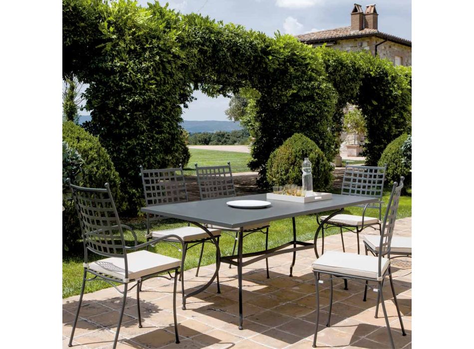 Tavolo Da Esterno Rettangolare SALENTO In Legno Di Teak, 70x110 Cm, 4 Posti, Colore Naturale, Resistente Alle Intemperie - 3