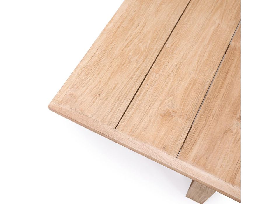 Tavolo da Esterno in Legno Teak Allungabile a 270 cm - Marie Viadurini