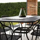 Tavolo da Giardino a Rete in Metallo da 180 cm Made in Italy - Lirion Viadurini