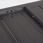 Tavolo da Giardino Allungabile Fino 240 cm in Alluminio Bianco o Tortora - Franz Viadurini