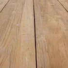 Tavolo da Giardino con Piano in Legno di Teak di Design Homemotion - Cowen Viadurini