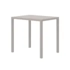 Tavolo da Giardino in Acciaio Zincato Rettangolare Made in Italy - Azul Viadurini