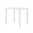 Tavolo da Giardino in Acciaio Zincato Rettangolare Made in Italy - Azul Viadurini