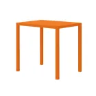 Tavolo da Giardino in Acciaio Zincato Rettangolare Made in Italy - Azul Viadurini