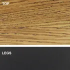 Tavolo da Pranzo a Botte con Piano Impiallacciato Made in Italy - Settimmio Viadurini