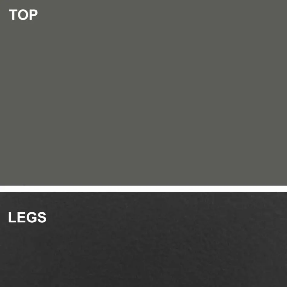 Tavolo da Pranzo a Botte in Fenix e Acciaio Made in Italy di Lusso - Settimmio Viadurini