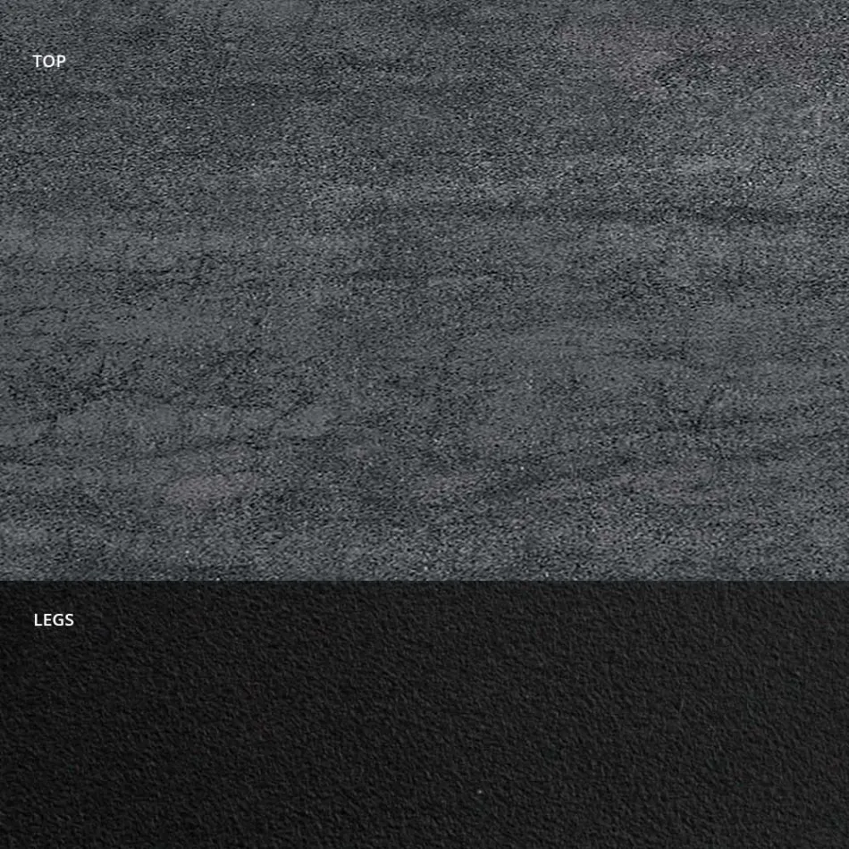 Tavolo da Pranzo a Botte in Ipermarmo Realizzato in Italia - Ezzellino Viadurini