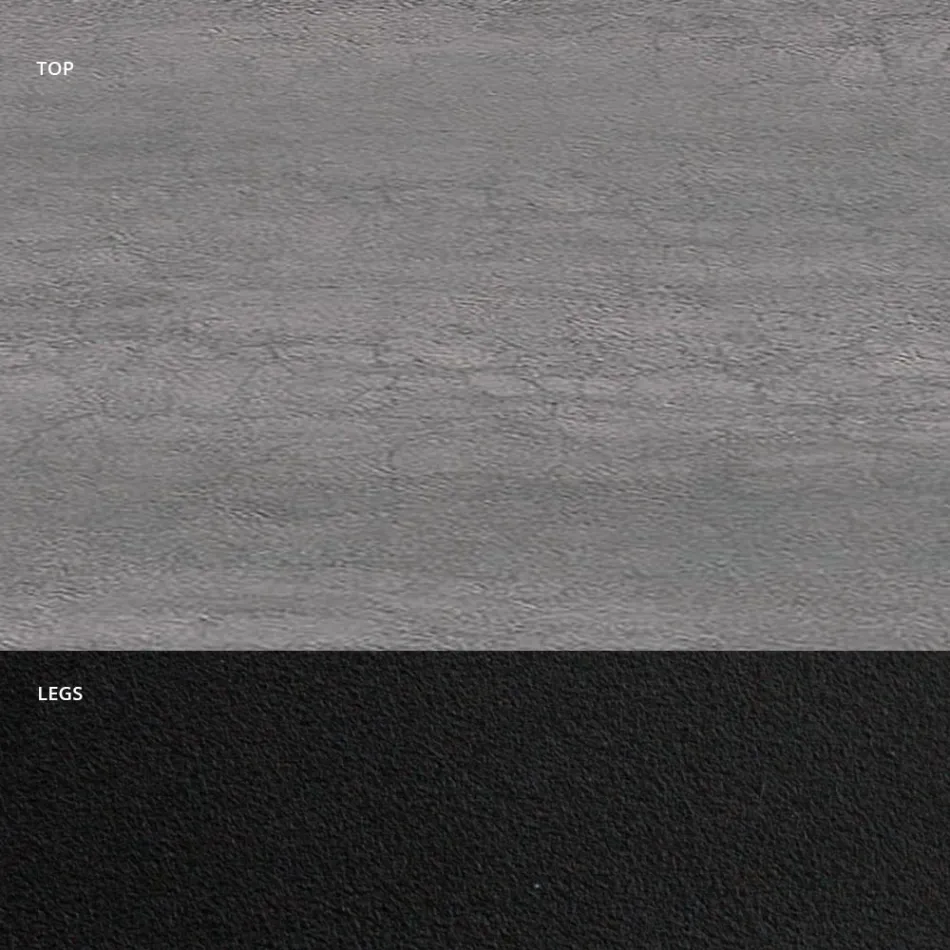 Tavolo da Pranzo a Botte in Ipermarmo Realizzato in Italia - Ezzellino Viadurini