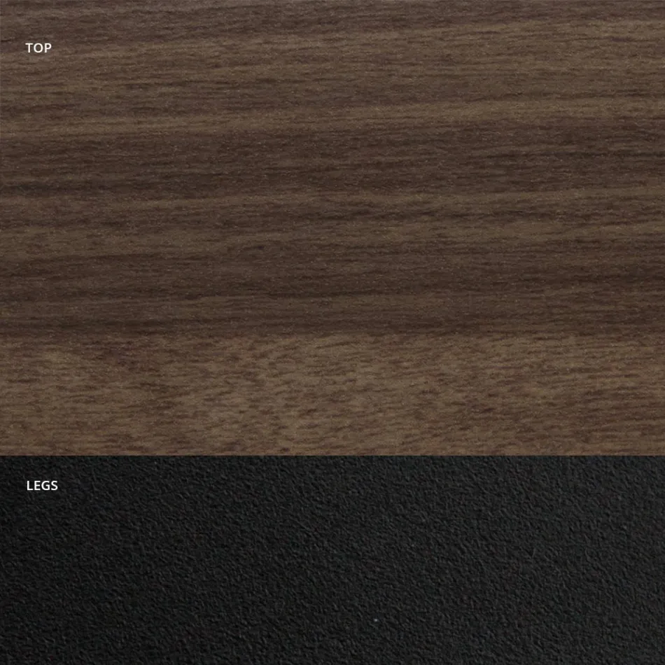 Tavolo da Pranzo a Botte in Laminato Effetto Legno Made in Italy - Grotta Viadurini