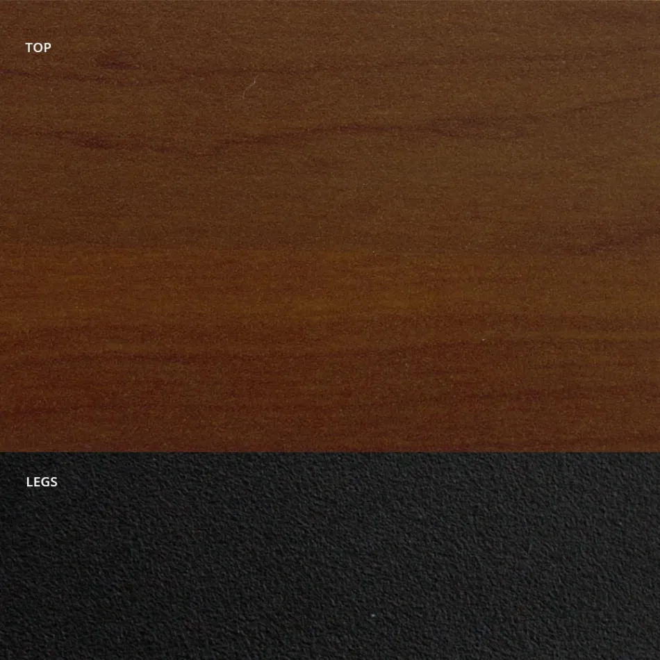 Tavolo da Pranzo a Botte in Laminato Effetto Legno Made in Italy - Grotta Viadurini