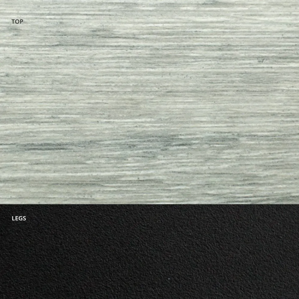 Tavolo da Pranzo a Botte in Laminato Effetto Legno Made in Italy - Grotta Viadurini