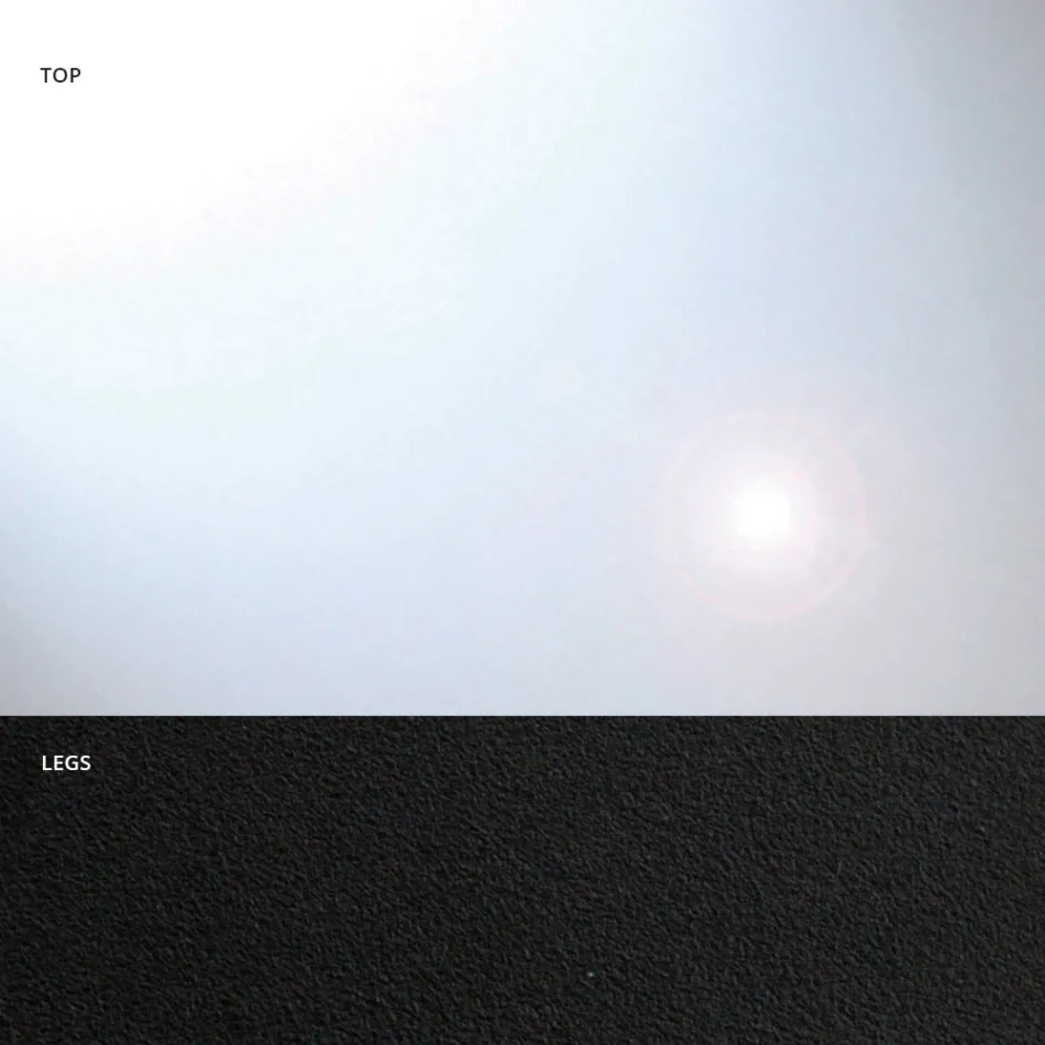 Tavolo da Pranzo a Botte in Vetro e Acciaio Realizzato in Italia - Grotta Viadurini