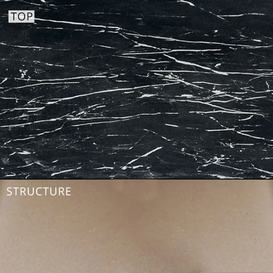 Tavolo da Pranzo Allungabile 318 cm da Esterno in Alluminio e Gres - Filomena Viadurini