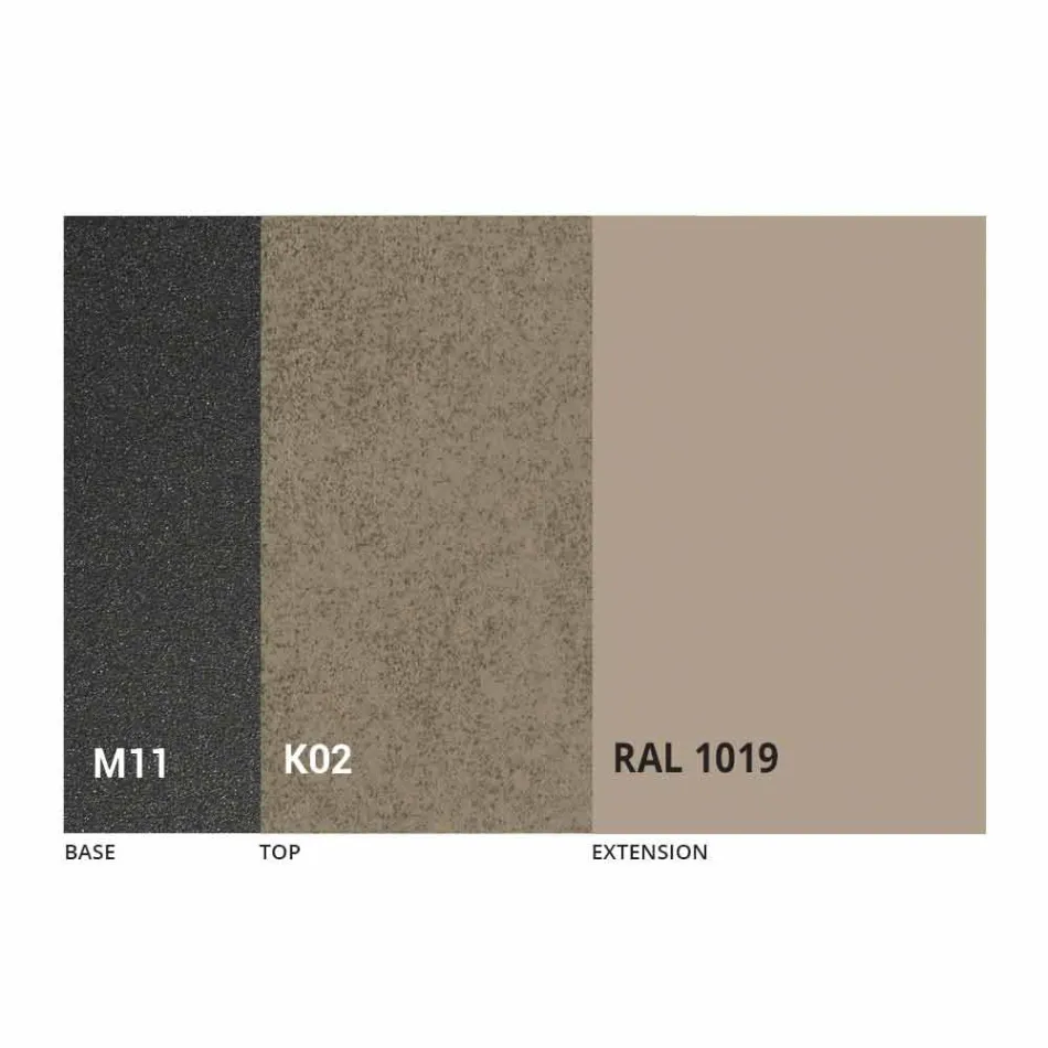 Tavolo da Pranzo Allungabile a 180 cm in Ceramica Made in Italy - Pitagora Viadurini