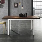 Tavolo da Pranzo Allungabile a 180 cm in Metallo Made in Italy - Beatrise Viadurini