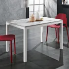 Tavolo da Pranzo Allungabile a 180 cm in Metallo Made in Italy - Beatrise Viadurini