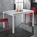 Tavolo da Pranzo Allungabile a 180 cm in Metallo Made in Italy - Beatrise
