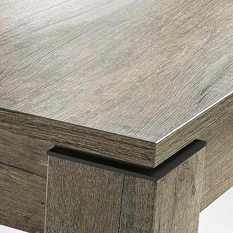 Tavolo da Pranzo Allungabile a 200 cm in Melaminico Made in Italy - Denis Viadurini