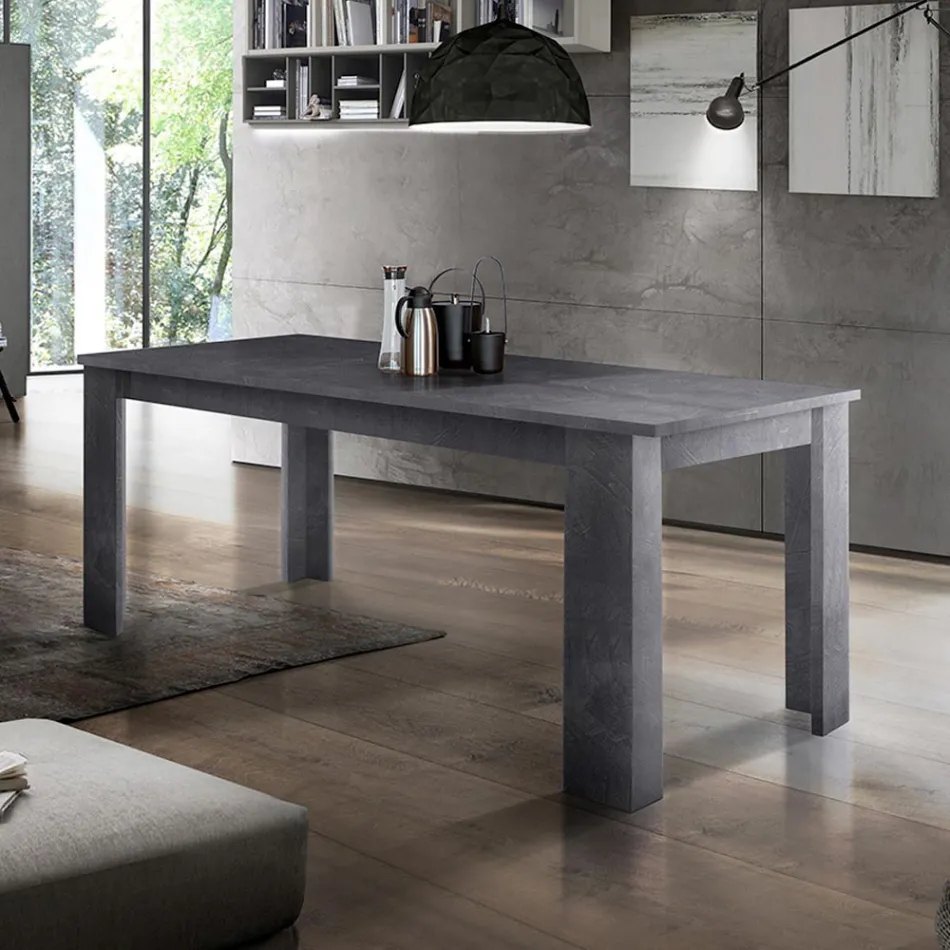 Tavolo da Pranzo Allungabile a 210 cm Design in Legno Sostenibile - Perro Viadurini