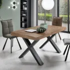 Tavolo da Pranzo Allungabile a 260 cm Effetto Legno Made in Italy - Lenova Viadurini