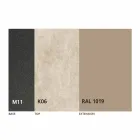 Tavolo da Pranzo Allungabile a 298 cm in Metallo e Piano in Ceramica - Anaconda Viadurini