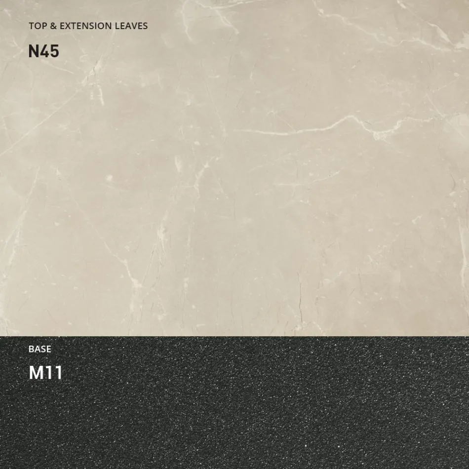 Tavolo da Pranzo Allungabile a 298 cm in Nobilitato Made in Italy - Fedemo Viadurini