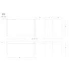 Tavolo da Pranzo Allungabile a 310 cm in Metallo Made in Italy - Euclide Viadurini