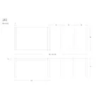 Tavolo da Pranzo Allungabile a 310 cm in Metallo Made in Italy - Euclide Viadurini