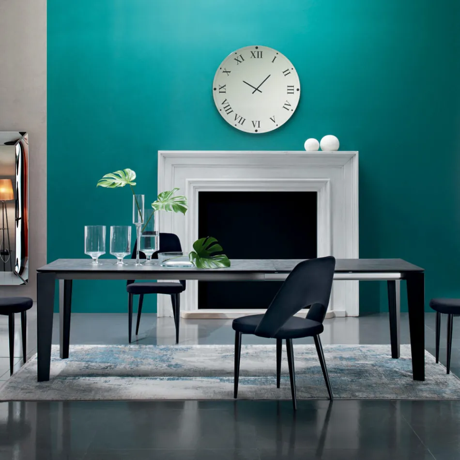 Tavolo da Pranzo Allungabile a 325 cm in Laminato Made in Italy - Settanta Viadurini