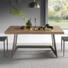 Tavolo da Pranzo Allungabile Fino a 160 cm in Legno Made in Italy - Eugenia Viadurini