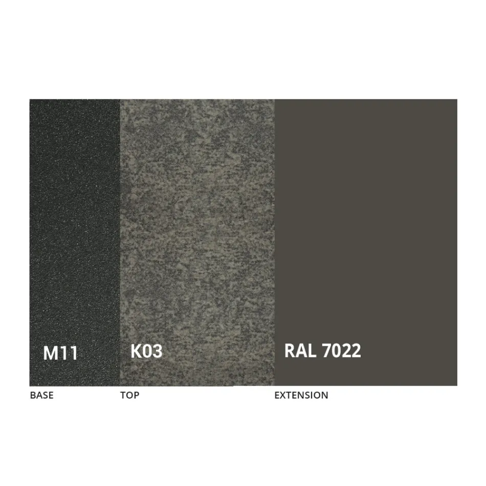 Tavolo da Pranzo Allungabile Fino a 170 cm in Ceramica Made in Italy - Tremiti Viadurini