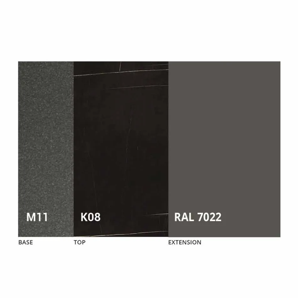 Tavolo da Pranzo Allungabile Fino a 170 cm in Ceramica Made in Italy - Tremiti Viadurini