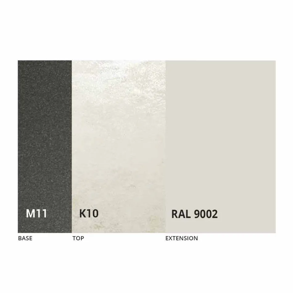 Tavolo da Pranzo Allungabile Fino a 170 cm in Ceramica Made in Italy - Tremiti Viadurini