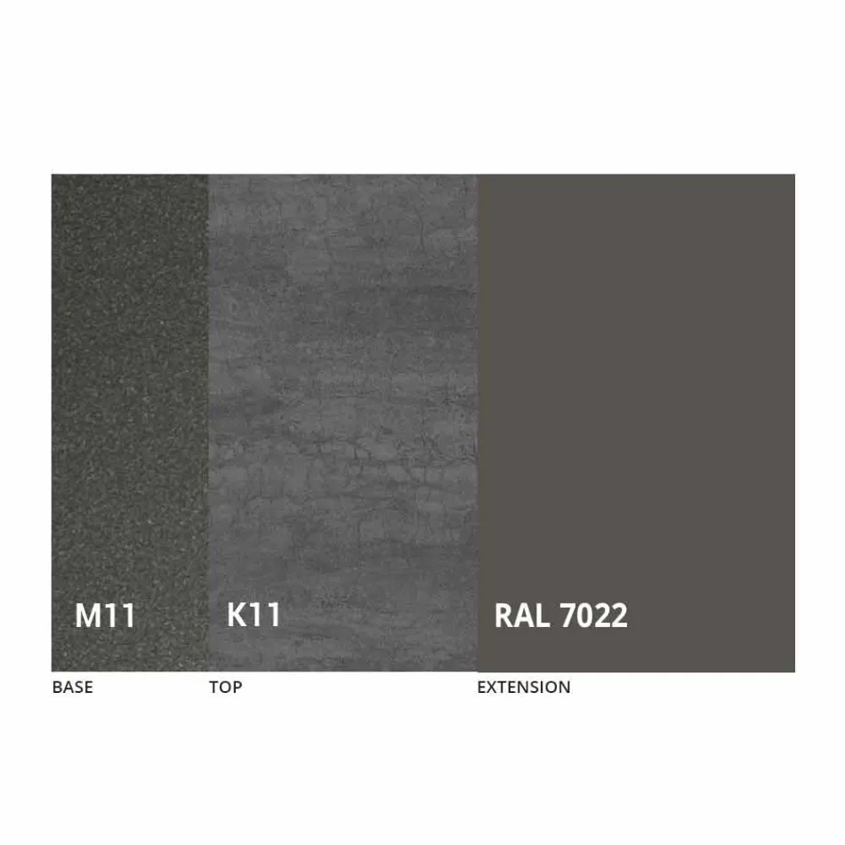 Tavolo da Pranzo Allungabile Fino a 170 cm in Ceramica Made in Italy - Tremiti Viadurini