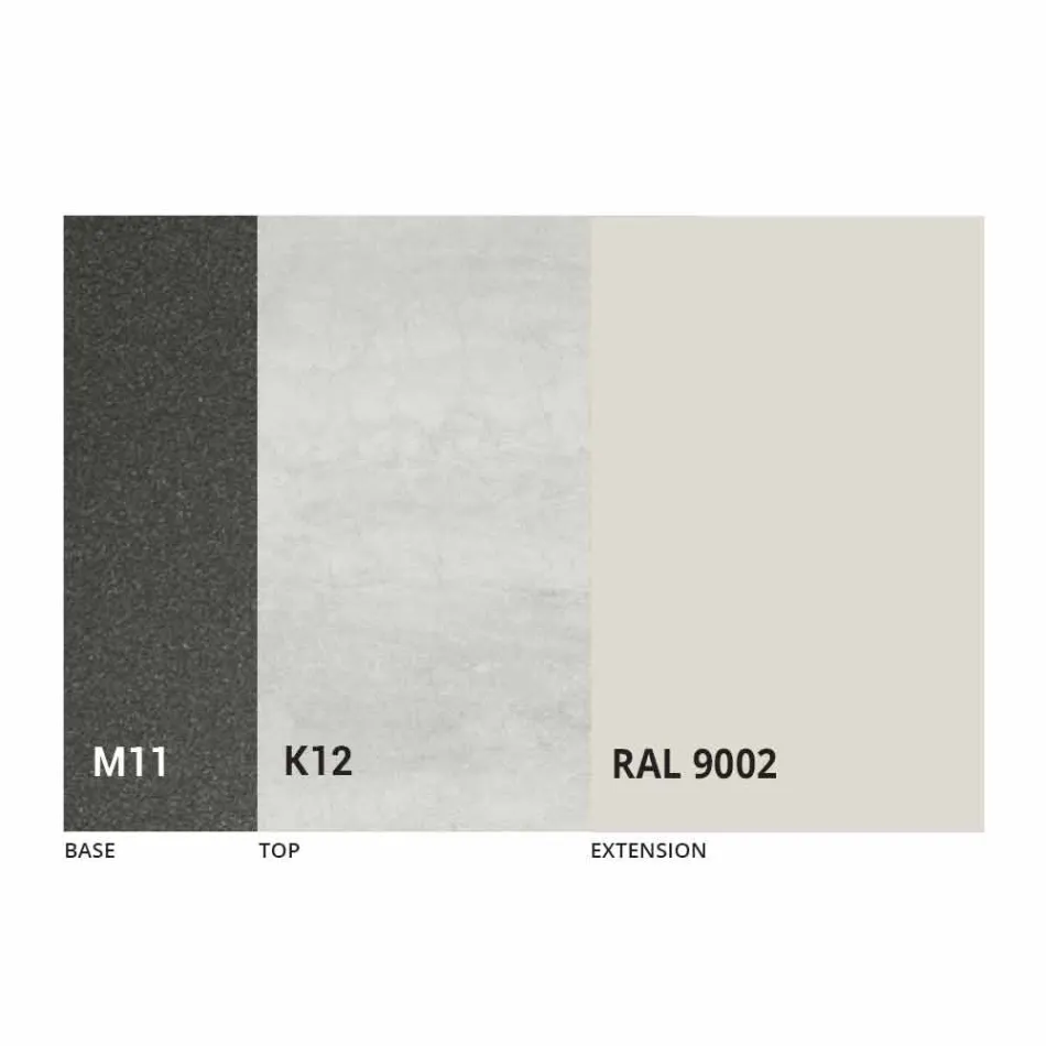 Tavolo da Pranzo Allungabile Fino a 170 cm in Ceramica Made in Italy - Tremiti Viadurini