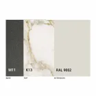 Tavolo da Pranzo Allungabile Fino a 170 cm in Ceramica Made in Italy - Tremiti Viadurini