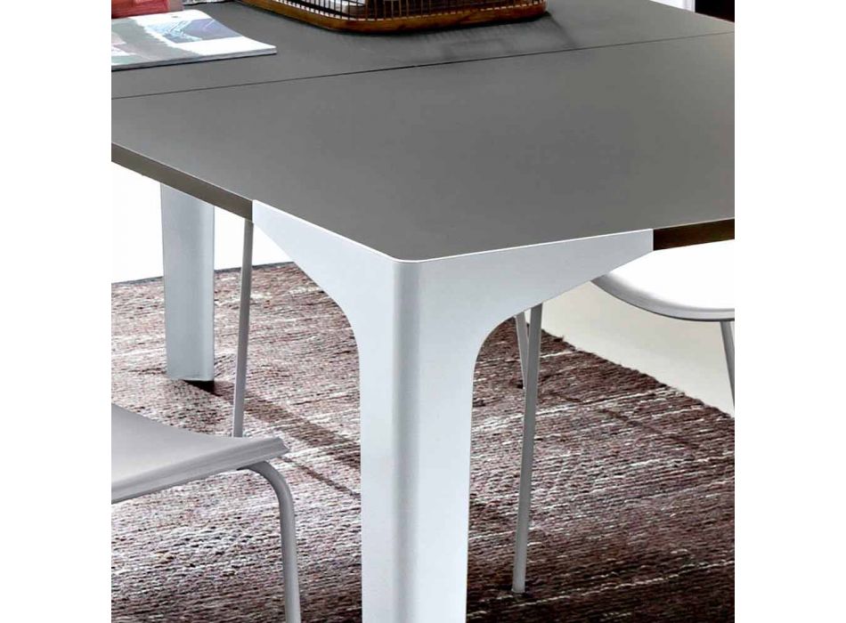 Tavolo da Pranzo Allungabile Fino a 222 cm in Fenix Made in Italy - Vulcano Viadurini
