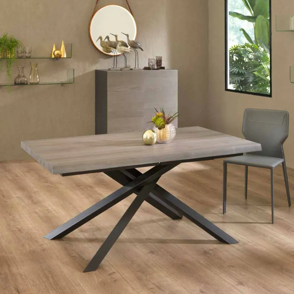 Tavolo da Pranzo Allungabile Fino a 240 cm in Legno Made in Italy - Xino Viadurini