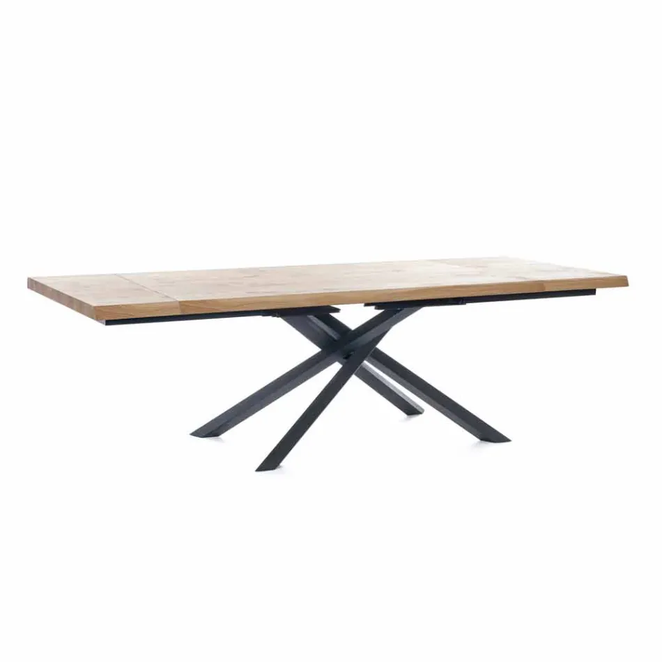 Tavolo da Pranzo Allungabile Fino a 240 cm in Legno Made in Italy - Xino Viadurini