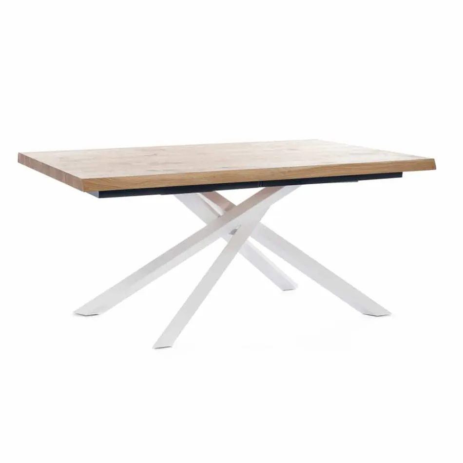 Tavolo da Pranzo Allungabile Fino a 240 cm in Legno Made in Italy - Xino Viadurini