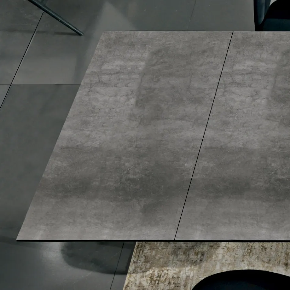 Tavolo da Pranzo Allungabile Fino a 278 cm in Laminam Made in Italy - Settimmio Viadurini