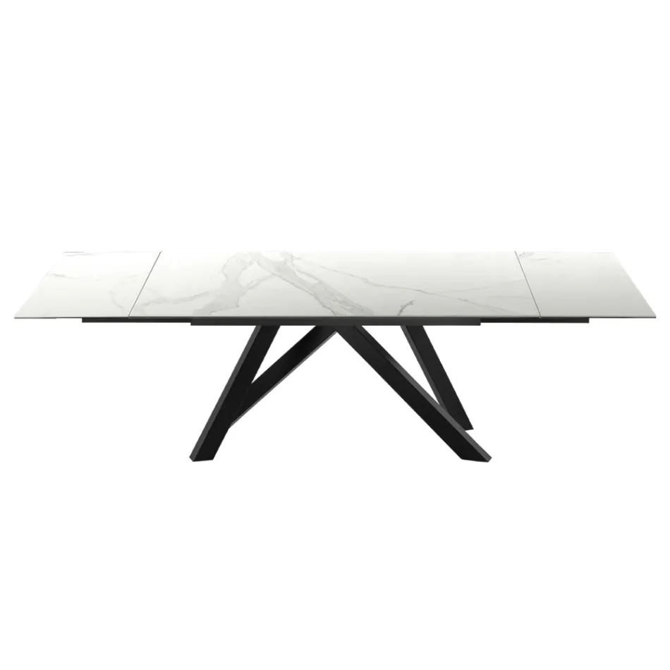 Tavolo da Pranzo Allungabile Fino a 278 cm in Laminam Made in Italy - Settimmio Viadurini