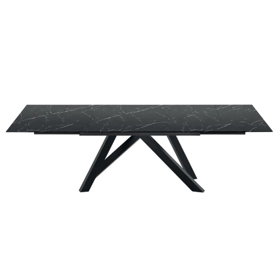 Tavolo da Pranzo Allungabile Fino a 278 cm in Laminam Made in Italy - Settimmio Viadurini