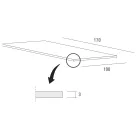Tavolo da Pranzo Allungabile Fino a 280 cm in Fenix Realizzato in Italia - Eolo Viadurini